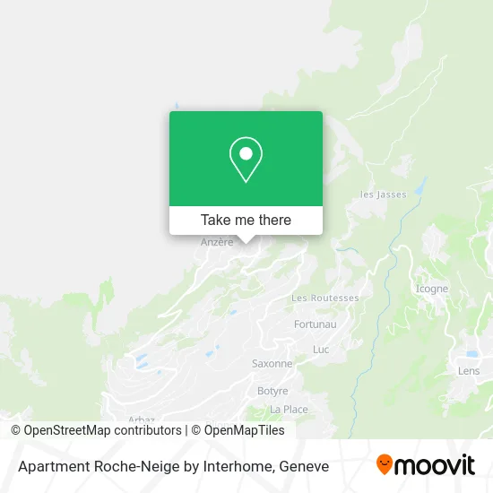 Apartment Roche-Neige by Interhome map