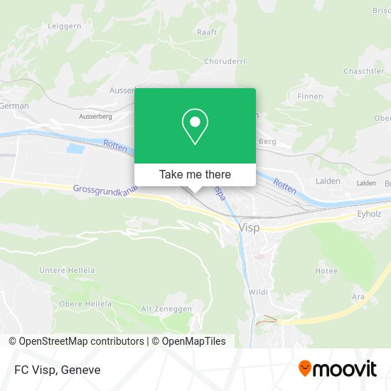 FC Visp map