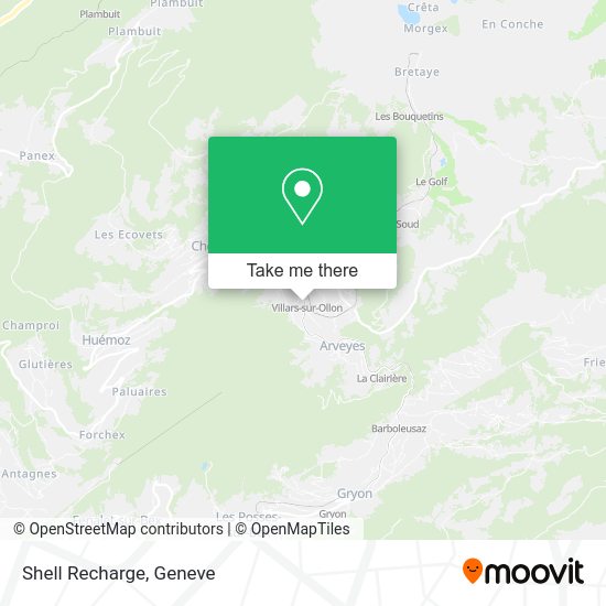Shell Recharge map