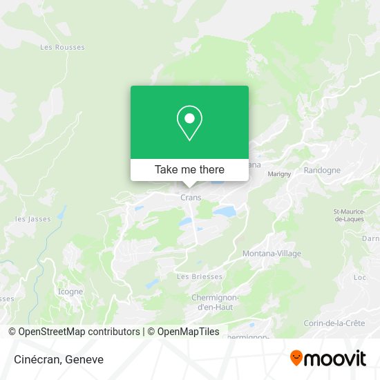 Cinécran map