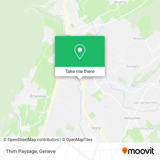 Thim Paysage map