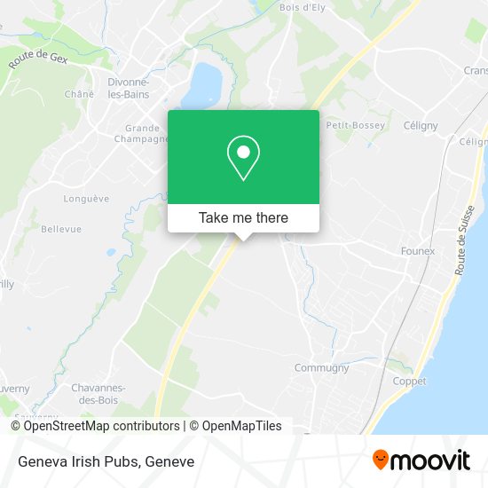 Geneva Irish Pubs map