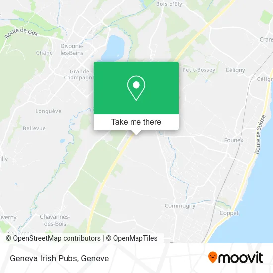 Geneva Irish Pubs map