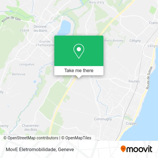 MovE Eletromobilidade map
