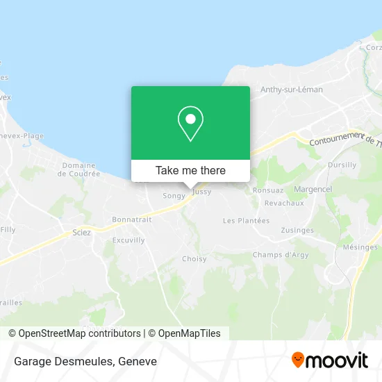 Garage Desmeules map