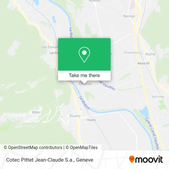 Cotec Pittet Jean-Claude S.a. map