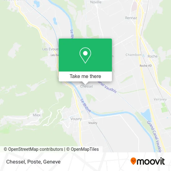 Chessel, Poste map