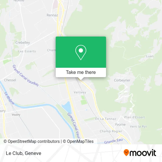 Le Club map