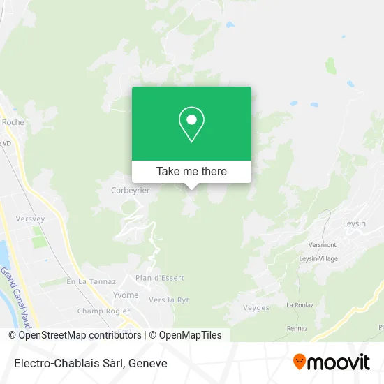 Electro-Chablais Sàrl map