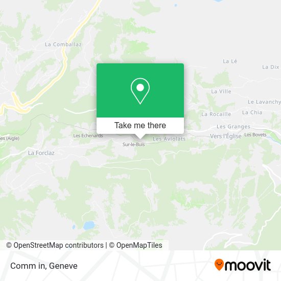 Comm in map