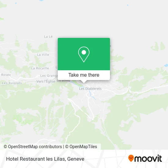 Hotel Restaurant les Lilas map