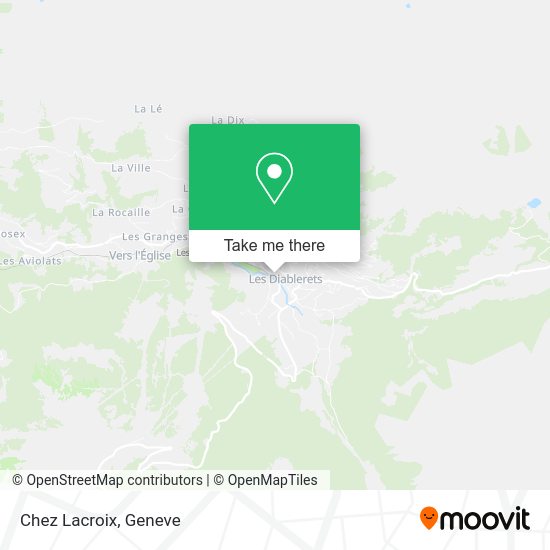 Chez Lacroix map
