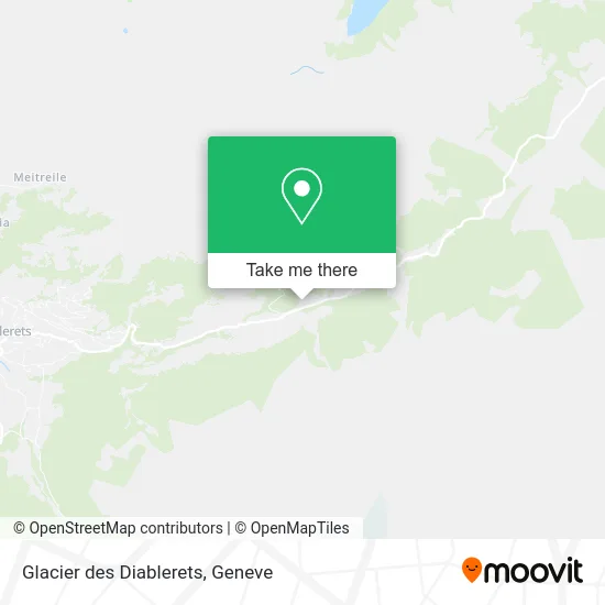 Glacier des Diablerets plan