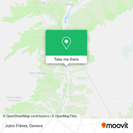 Jubin Frères map