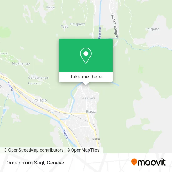 Omeocrom Sagl map