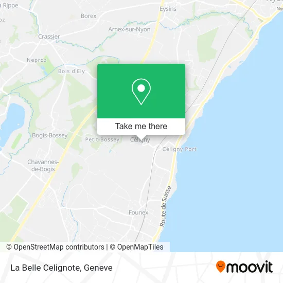 La Belle Celignote map