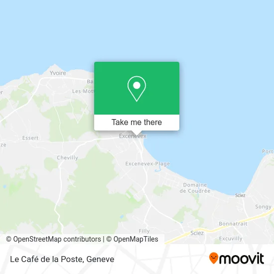 Le Café de la Poste map