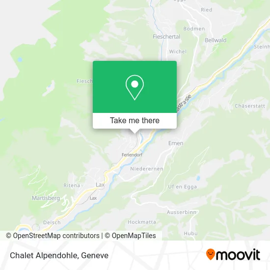 Chalet Alpendohle map
