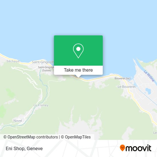Eni Shop map