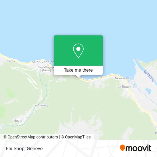 Eni Shop map