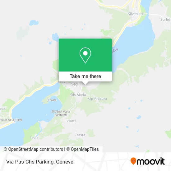 Via Pas-Chs Parking map