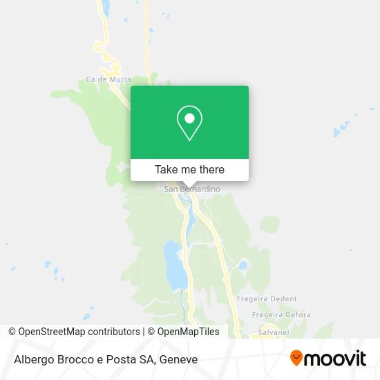Albergo Brocco e Posta SA map