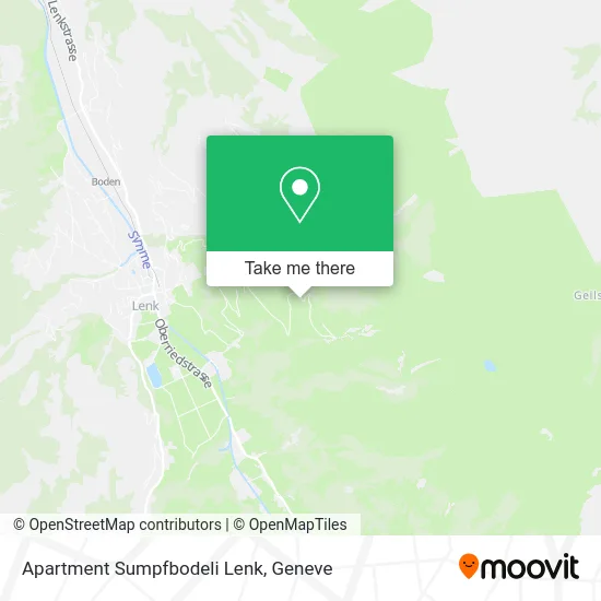 Apartment Sumpfbodeli Lenk map
