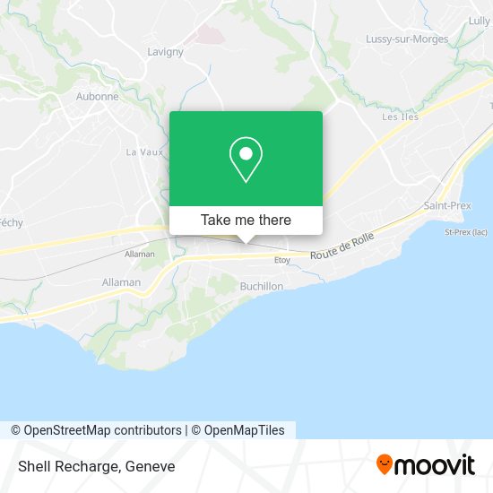 Shell Recharge map