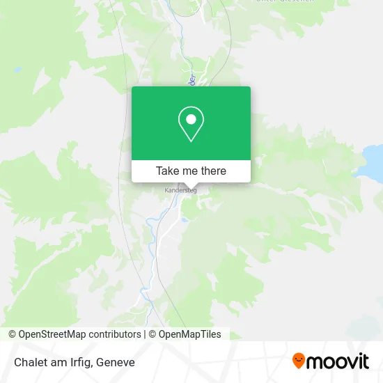 Chalet am Irfig map