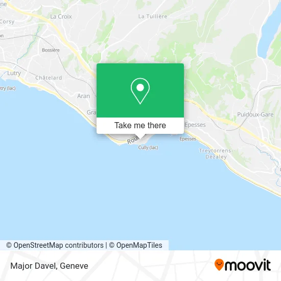 Major Davel map