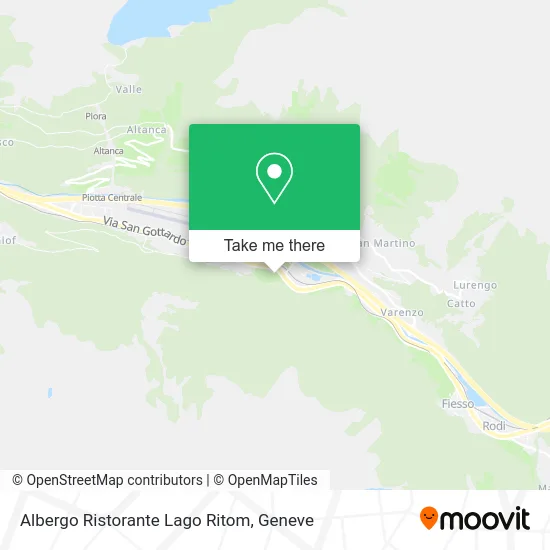 Albergo Ristorante Lago Ritom map
