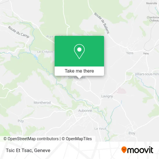 Tsic Et Tsac map