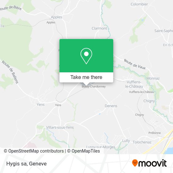 Hygis sa map