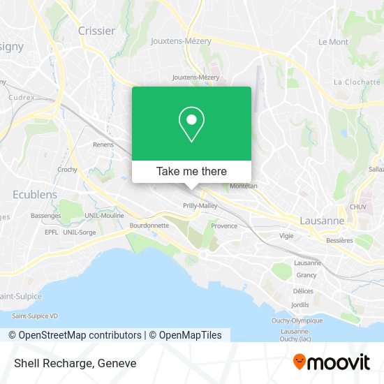 Shell Recharge map