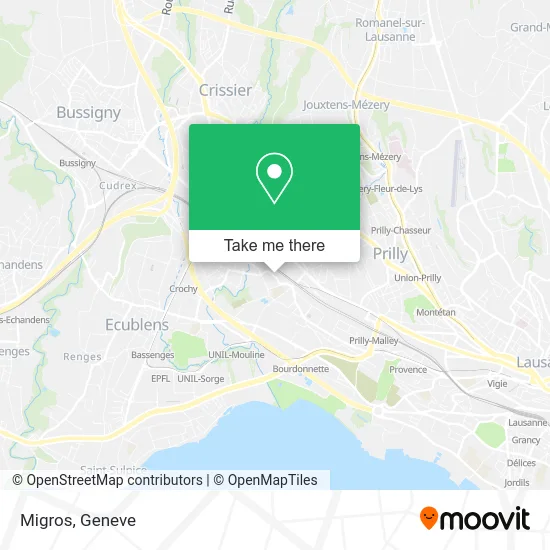Migros map