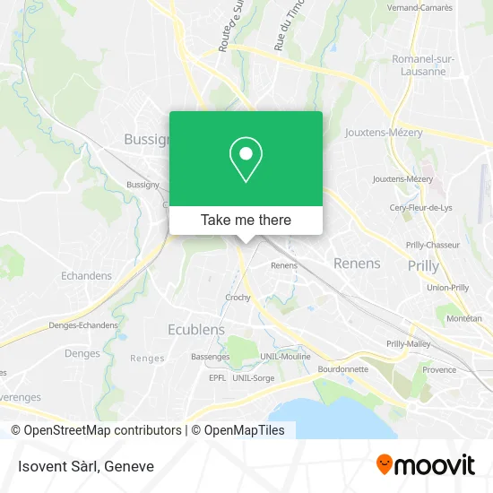 Isovent Sàrl map