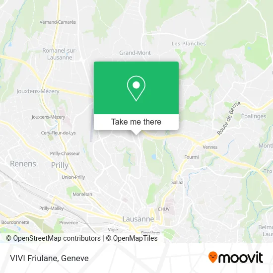 VIVI Friulane map