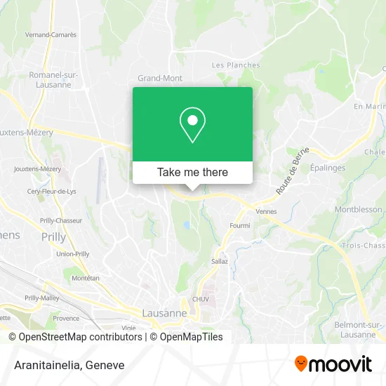 Aranitainelia map