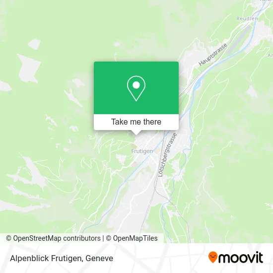 Alpenblick Frutigen map