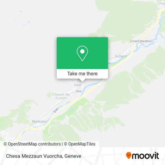 Chesa Mezzaun Vuorcha map