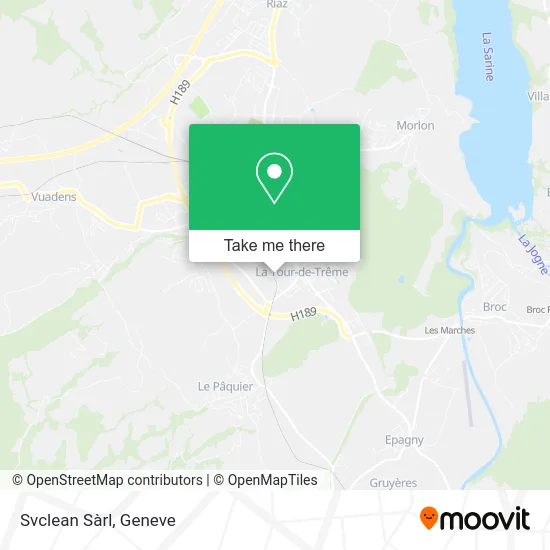 Svclean Sàrl map