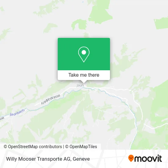 Willy Mooser Transporte AG map