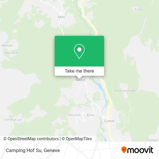 Camping Hof Su map