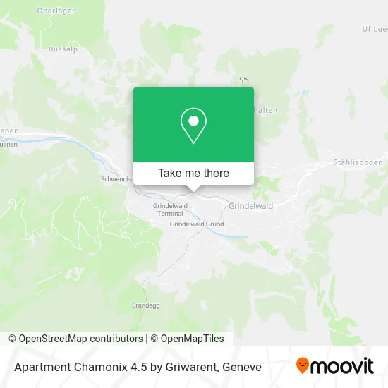 Apartment Chamonix 4.5 by Griwarent map