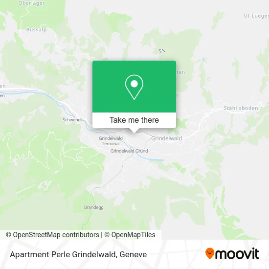Apartment Perle Grindelwald map