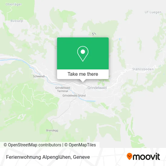 Ferienwohnung Alpenglühen plan