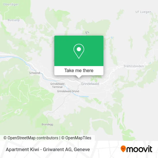 Apartment Kiwi - Griwarent AG map
