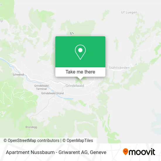 Apartment Nussbaum - Griwarent AG map