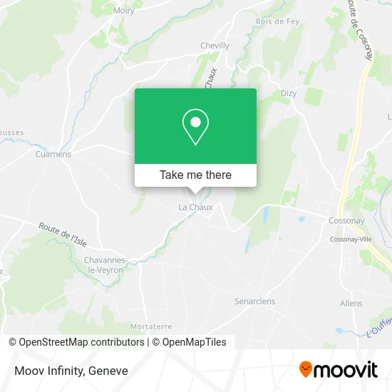 Moov Infinity map