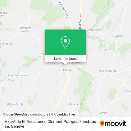 Aac-Aide Et Assistance Clement Pompes Funèbres sa map